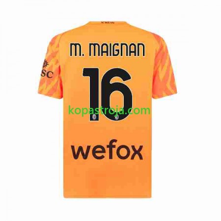 Billiga Fotbollströjor AC Milan Mike Maignan 16 Målvakt Borta tröja 2023/24 Kortärmad